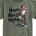 thumbnail image 3 of Dr. Seuss - Happy Halloween Skeleton Cat - Men's Short Sleeve Graphic T-Shirt, 3 of 6