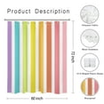 thumbnail image 5 of NEONWE Stripe Shower Curtain, Funny Modern Home Decor, 72" x 60", Polyester, Washable, 1 Count, 5 of 9