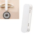 thumbnail image 3 of Retractable Hanger Storage Rack Plastic Wall Mounted Folding Cloth Hanger Organization Rack for Laundry Room White, 3 of 12