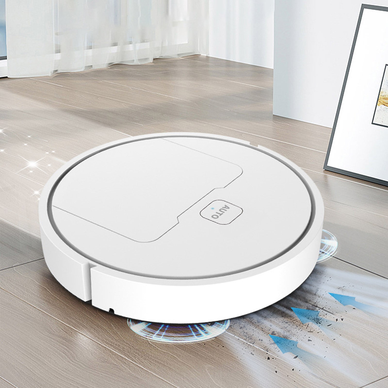 Clearance 3in 1 Mopping Robot Vacuum Cleaner With Schedule Wi-Fi/App Self-Charging Robotic Vacuum