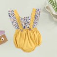 thumbnail image 2 of Sngxgn Baby Girls' Sleeveless Bodysuit Dress(Yellow,A), 2 of 9
