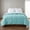 Aqua, variant on I DO Full/Queen Size Down Alternative Comforter, All Season Ultra Soft Fluffy Bedding Duvet Insert, Minimalist Solid Color Breathable Bed Comforter for Bedroom Decor