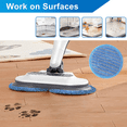 thumbnail image 4 of Replacement Steam Mop Pads for Shark S7000AMZ S7001 Steam Mop, Steam & Scrub All-in-One Scrubbing and Sanitizing, Dirt Grip Scrub Washable Pads, 8 Pack, 4 of 6