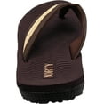 thumbnail image 6 of Norty Men's Summer Comfort Casual Thong Flat Flip Flops Sandals Slipper Shoes 40348-12D(M)US (Brown-Tan), 6 of 7