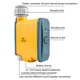thumbnail image 3 of Billuyoard Controlador de riego de jardín Zigbee, tecnología de Control remoto, sistema de riego automático, temporizador de agua Jardín y Patio Controlador de plástico, 3 of 6