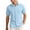 a-217Blue59, variant on Mens Solid Color Spread Collar Short Sleeve Button Down Shirt With Bust Pocket Relaxed Fit For Fathers Day Gift Summer Casual Wear Office Work Everyday Outings Classic Top