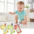 thumbnail image 1 of Nsxcdh Interactive Toy Phone for Kids Plastic 5.39x3.94x1.02 in Light Sound Button Portable Mental Development Educational Early Learning Device Christmas Gifts for Grandkids, 1 of 7