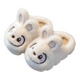 thumbnail image 3 of Cute Girls' Fuzzy Slippers Lovely Anime Soft Anti-slide Safe Slip-on Slipper Warm Winter House Slippers with Flat Sole Indoor Winter Fashion Footwear, 3 of 6