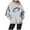 Light Gray, variant on Womens Sweatshirt No Hoodie Womens Hoodie Sweatshirt Zip up Sweater with Colla Shirt Women Light Weight Women's Sweat Shirts Fall for Women Women's Hoodies And Sweatshirts For Fall And Winter Blue XXL