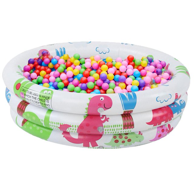 Spptty Inflatable Children Pool,Cartoon Dinosaur Pattern Round PVC Inflatable Swimming Pool Bathtub for Children Kid,Kid Swimming Pool