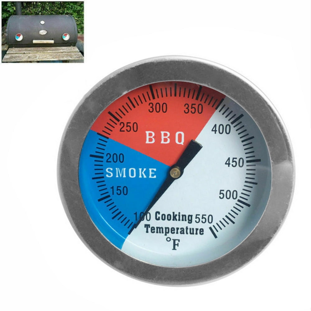 Willkey BBQ Thermometer 500 1000 Degree Roast Barbecue Smoker Grill Temp Gauge 3 inch, Other