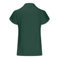 thumbnail image 4 of Blouses pour Femmes, T-shirt Col en V Uni pour Femmes, 4 of 5