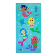 Wildkin Kids 100% Cotton Beach Towel for Boys and Girls (Mermaids)