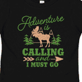thumbnail image 4 of Inktastic Vintage Adventure is Calling and I Must Go with Moose Boys or Girls Toddler T-Shirt, 4 of 5