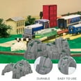 thumbnail image 2 of Tineasur Toy Train Accessory Cave Model Grey Plastic 1Set, 2 of 7