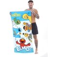 thumbnail image 3 of Beach Towel - Elmo & Friends Design - 100% Cotton - 70 X 140Cm, 3 of 3