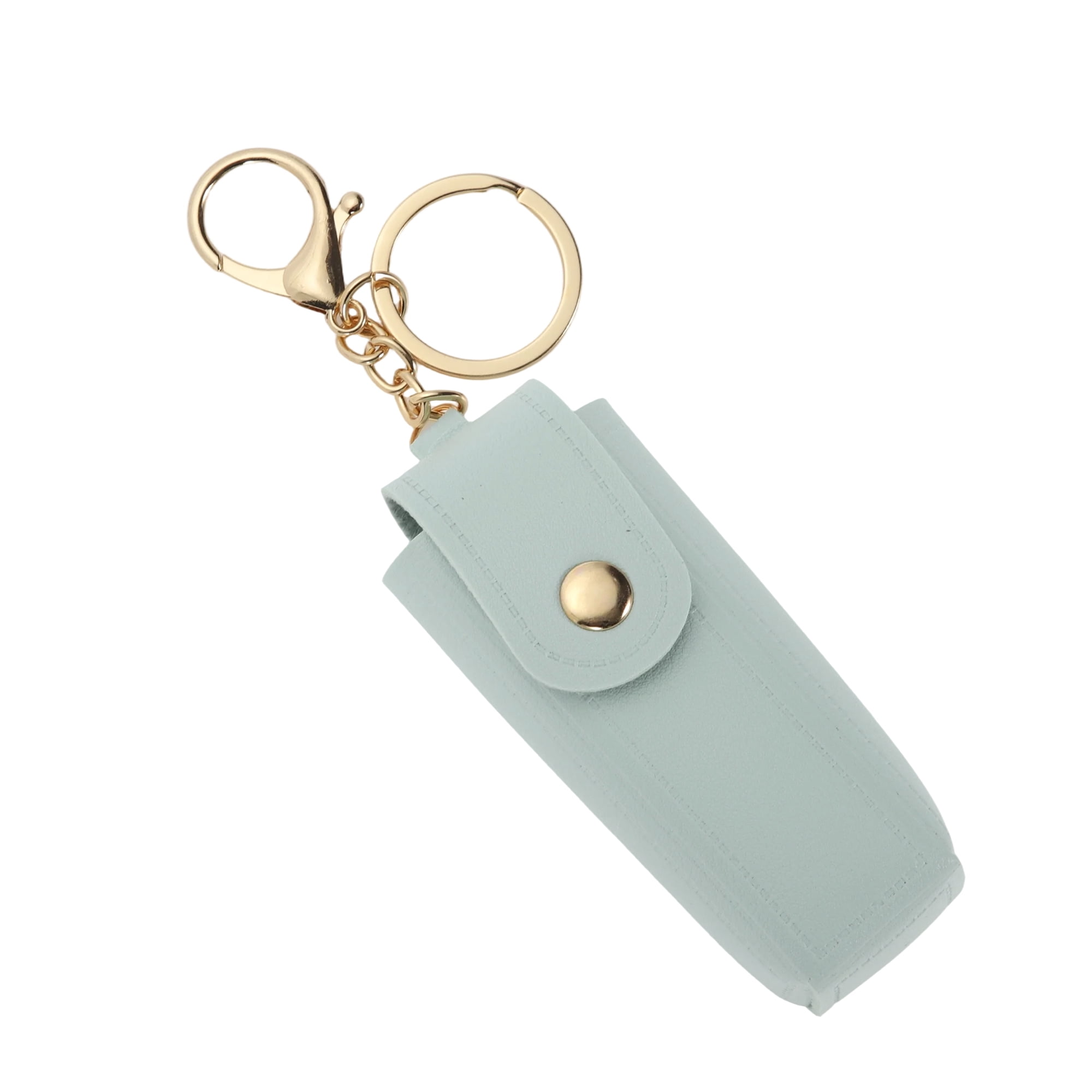 Unique Bargains Colorful Lipstick Bag Handbag Charms Keychains 1 Piece Light Blue