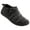 Black, variant on Men's Comfy Caterpillar Slippers Indoor Outdoor House Shoes, Warm Soft Knit Upper Fuzzy Fleece Lined Memory Foam Sole with Hard Bottom