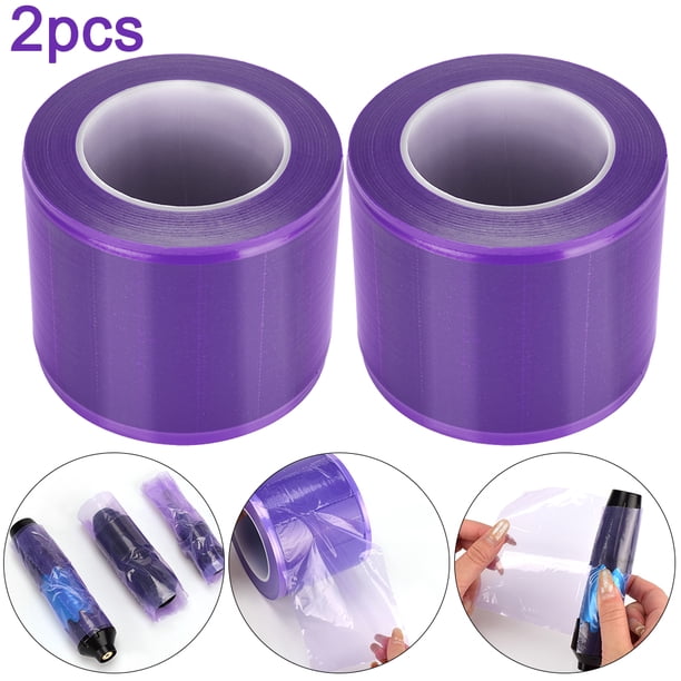 Película Antiincrustante Plástico Membrana Barrera Tatuaje Impermeable () Púrpura