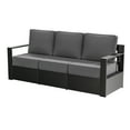 thumbnail image 5 of Meetleisure Outdoor Rust-Proof Aluminum Frame 3-Seat Sofa, Suitable for both Indoor and Outdoor, Grey, 5 of 11