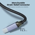 thumbnail image 6 of DOONJIEY USB C to USB B 2.0 Cable for Epson MacBook Pro HP Canon Brother Samsung Printer Fax Machine Braided Type-C Printer Scanner Cord, 6 of 17