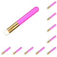 thumbnail image 3 of Soidarity Champú de pestañas para extensiones de pestañas Limpieza profunda Cepillos para la nariz Cabeza de flor plana cabeza de flor rosa 10piezas, 3 of 6