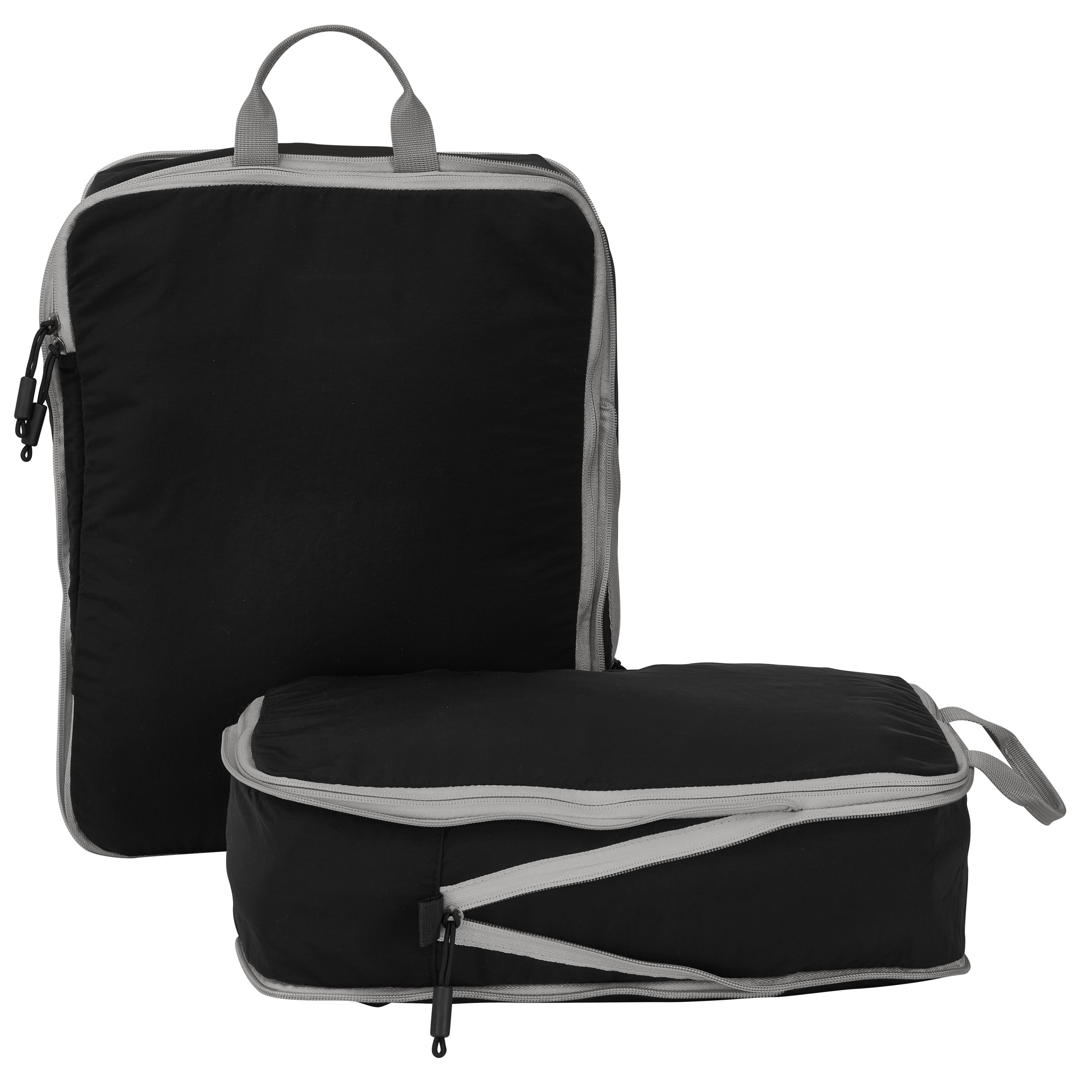 GForce 2 Piece Compression Packing Cube Set in Black