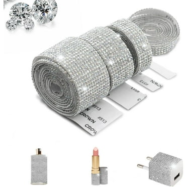 Efavormart 5"x10 Yards Shiny Gold Diamond Rhinestone Ribbon Wrap Roll ...