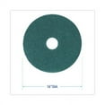 thumbnail image 2 of Boardwalk 4016GRE Standard 16-inch Diameter Heavy-duty Scrubbing Floor Pads, Green, 2 of 2