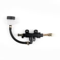 thumbnail image 1 of Motorcycle Rear Master Cylinder Hydraulic Brake Pump Fluid Reservoir Black, 1 of 4
