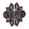 thumbnail image 2 of Vintage 5cm Diamante Crystal Flower Clamp Pinza De Pelo Pinza De Agarre Púrpura Sunnimix Garra de pelo grande para mujer, 2 of 3
