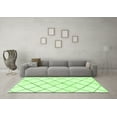 thumbnail image 3 of Ahgly Company Indoor Rectangle Solid Green Modern Area Rugs, 5' x 8', 3 of 4