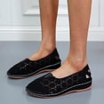 thumbnail image 2 of NOKIO Stylish Women'S Breathable Slip-On Flats Ladies Shoes Breathable Shoes Open Slip On Fashion Women Out Toe Flat Hollow Womens Casual Shoes Women'S Ballet Flats, 2 of 6