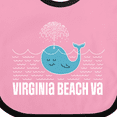 thumbnail image 4 of Inktastic Virginia Beach Va Cute Vacation Boys or Girls Baby Bib, 4 of 4