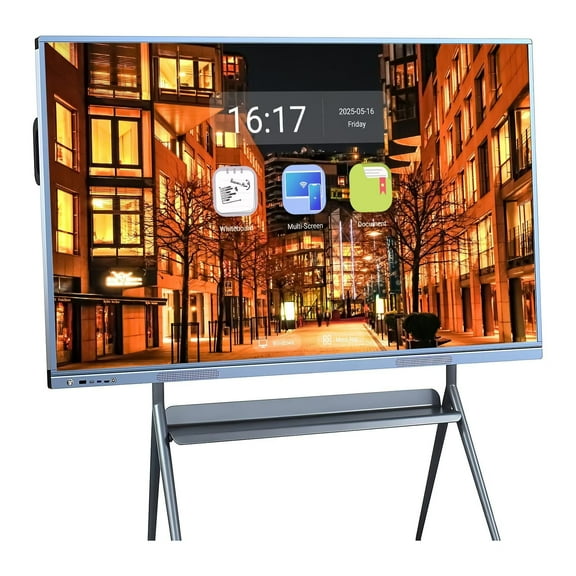 BELNET Smart TVs, 55 55 Inch Touch Screen All-In-One Computer Digital Electronic Whiteboard, Electronic Calendar Touchscreen Monitor Player for Advertisin