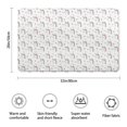 thumbnail image 3 of White Cartoon Unicorn Star Pattern Bathroom Rugs Mat,Non Slip Microfiber Bathroom Rug,Rubber Backing,Soft Bathroom Mats for Bathroom Floor,Tub and Shower,20x32in(50x80cm), 3 of 5