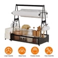 thumbnail image 2 of Metal Grill Utensil Caddy with Paper Towel Holder for Camping, Picnic, and Barbecue, 2 of 8