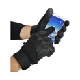 thumbnail image 4 of Leather Motorcycle Gloves Hard Knuckle Touch Screen Gloves Motorcycle Gloves Street Riding Hiking Camping Full Finger Gloves (2pcs-black, 4 of 5