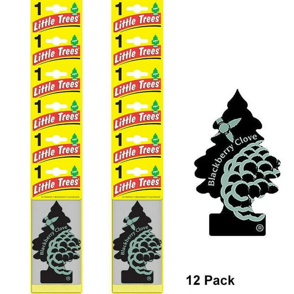 Little Trees Royal Blackberry Clove Air Fresheners, Pack of 12