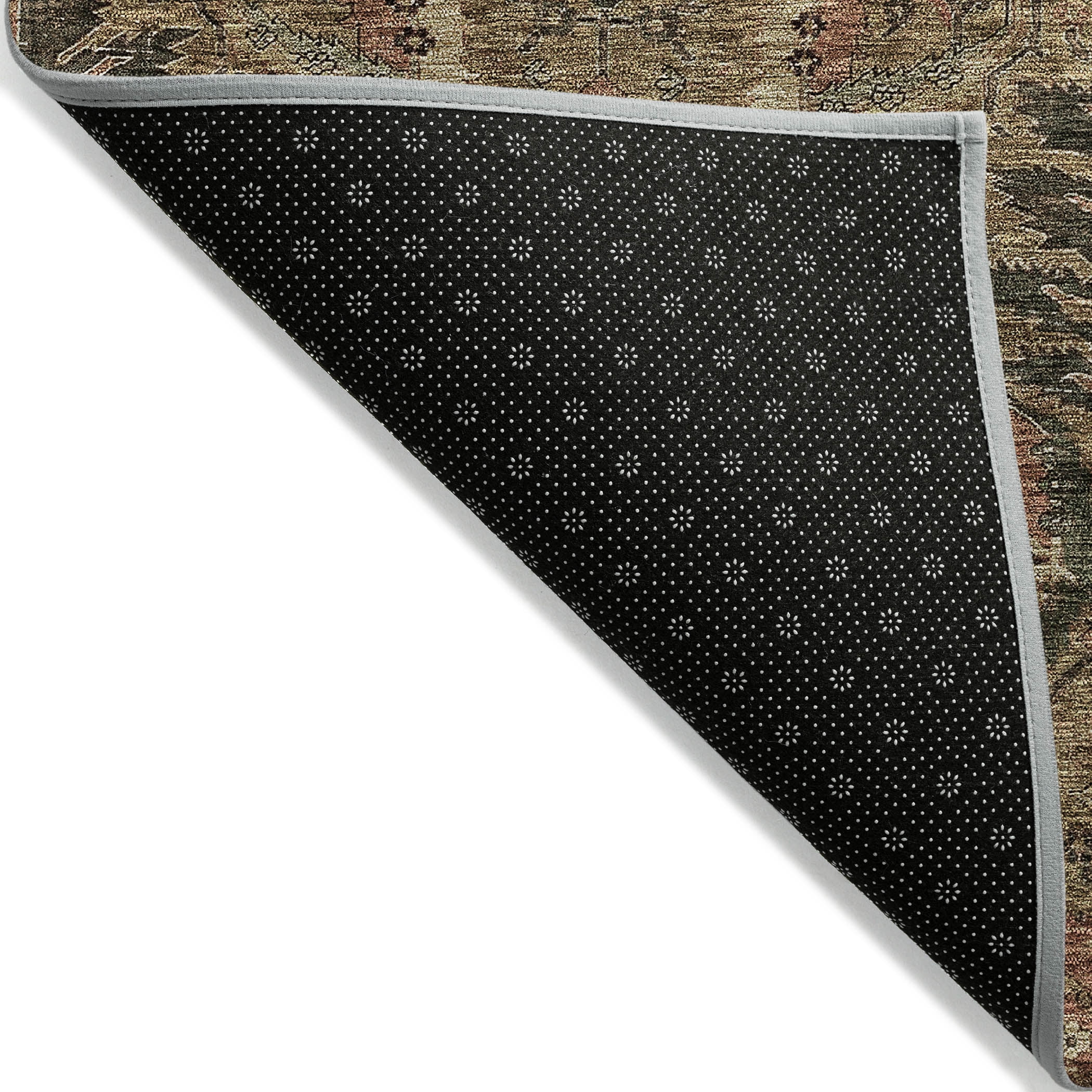 Addison Rugs Chantille Indoor/Outdoor Transitional Damask Brown Washable Rectangle Rug, 3' x 5'