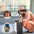 thumbnail image 5 of JAGASY Red Car Small Urn for Ashes Adult Male, Blue Small Urns for Human Ashes Keepsake, Mountain Grassy Landscape & Clouds Decorative Urns for Couple, Funeral Tiny Urn for Mom & Dad, (3 Inch), 5 of 7
