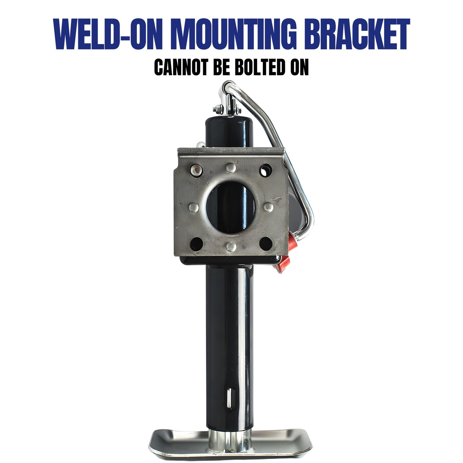 Jeremywell Black Trailer Tongue Jack Lift Swivel Camper Boat