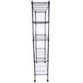 thumbnail image 3 of Black Metal Shelving Unit, URHOMEPRO 5-Tier Heavy Duty Height Adjustable Kitchen Storage Shelves, Wire Shelving With Wheel, Wire Storage Racks for Garage Office kitchen, 35"L x 14"W x 65"H, W1270, 3 of 8