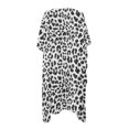 thumbnail image 2 of HELLHERO High Quality Fabrics Beach Kimono for Pool Breathable Free Size Bathing Suit Cover Up Leopard Print Glamour, 2 of 6