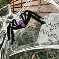 thumbnail image 1 of DPTALR Halloween Simulation Skull Big Spider 75cm Plush Spider Ornament, 1 of 4