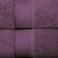 thumbnail image 4 of Superior Hymnia Egyptian Cotton Bath Towel Set, Plum, 4 of 8