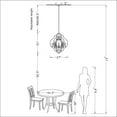 thumbnail image 3 of The Lighting Store Adoncia Black and Brushed Silverish Champagne Crystal Chandelier - 27 inches in Diameter x 31 inches H, 3 of 5