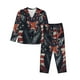 thumbnail image 1 of Balery Modern USA Deer Head Conjunto de Pijama con Estampado para Mujer, Conjunto de Dos Piezas con Manga Larga, Ropa de Dormir Suave con Bolsillos, Pijamas Cómodos-XX-Large, 1 of 7