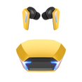 thumbnail image 2 of M10 Gaming Bluetooth Headset - Bluetooth 5.2 Zero-Latency, HIFI Sound, RGB Lighting, 10H Battery - Wireless Gaming Headset for PC & Mobile - Yellow, 2 of 3