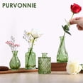 thumbnail image 3 of Vaso pequeño vintage PURVONNIE, juego de 10 vasos Amber Hunt Green, 3 of 6